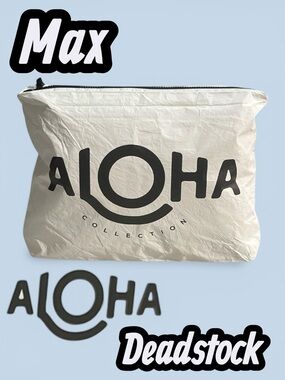 NWT Aloha Collection White Original Max Pouch